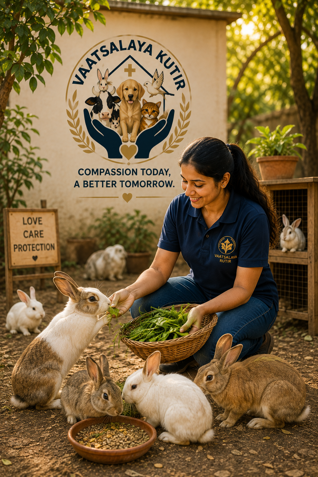 Rabbit Seva - Vaatsalaya Kutir